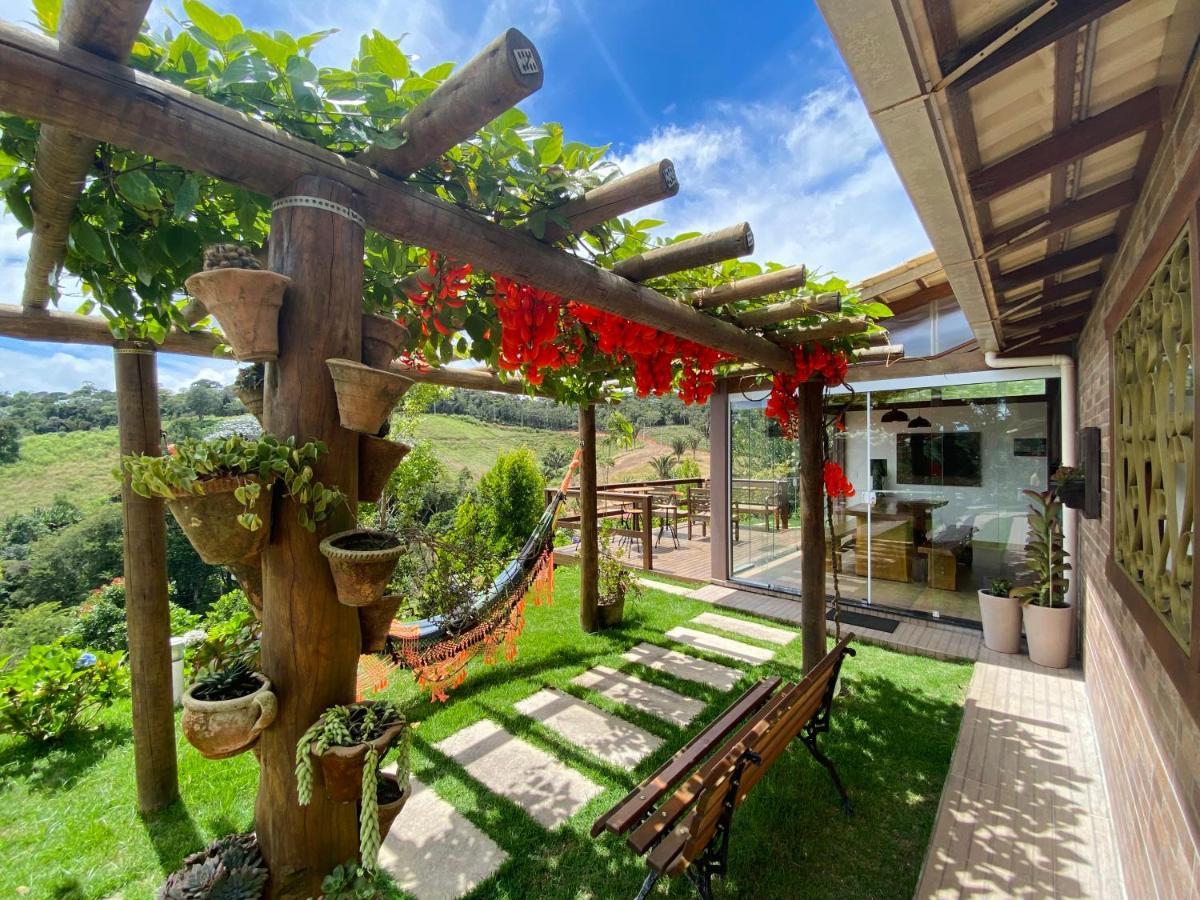 Casa de Campo no Caravaggio ao lado da Cervejaria Três Santas Santa Teresa  Exterior foto