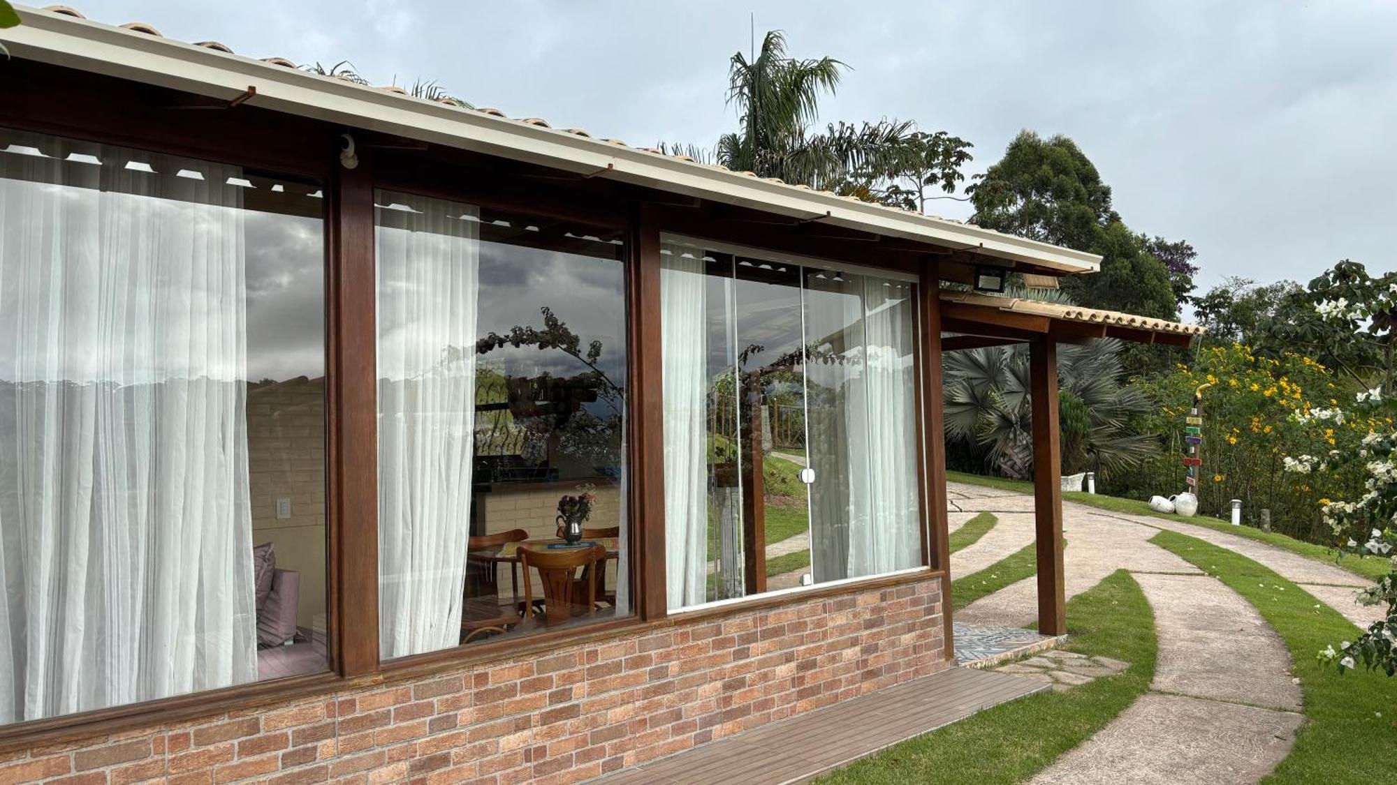 Casa de Campo no Caravaggio ao lado da Cervejaria Três Santas Santa Teresa  Exterior foto